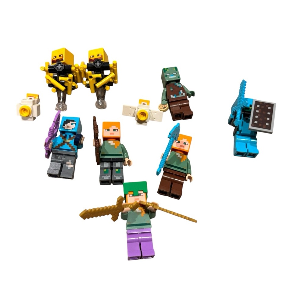 Lot of 10 Lego Minecraft Mini Figures